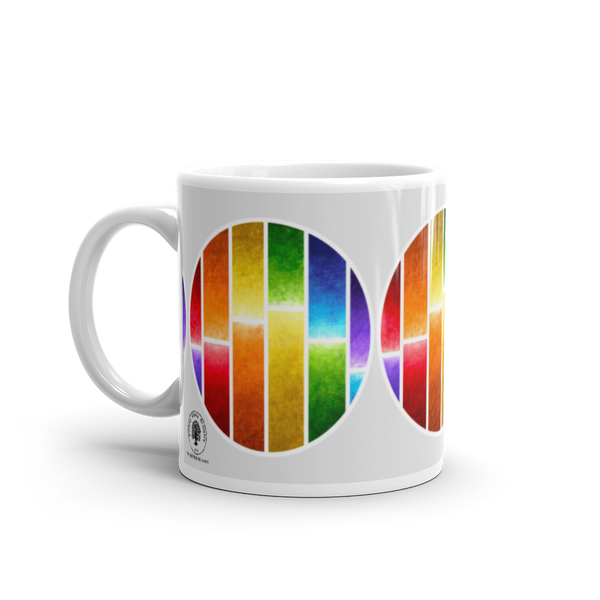 Rainbow-Glow Glossy Mug