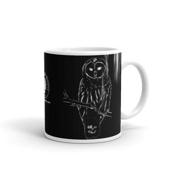 Snowy Owl Glossy Mug