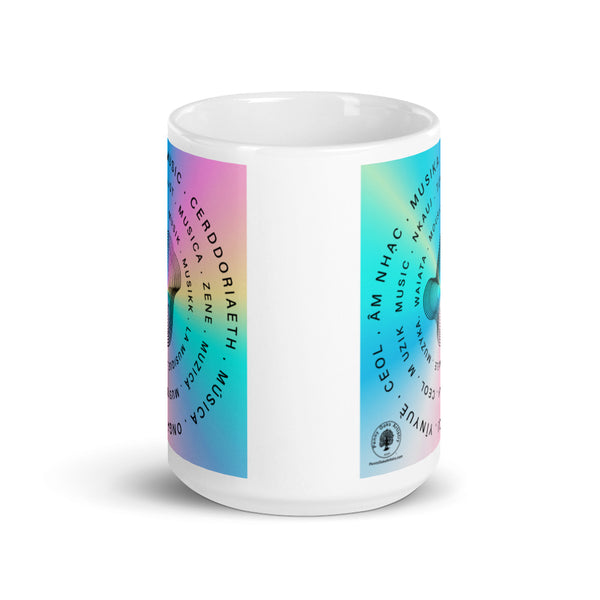 Musical Waves Glossy Mug