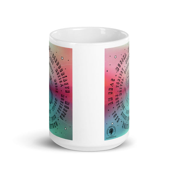 Days start and End with Music Glossy Mug
