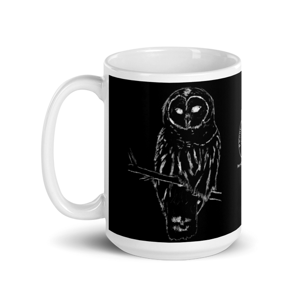 Snowy Owl Glossy Mug