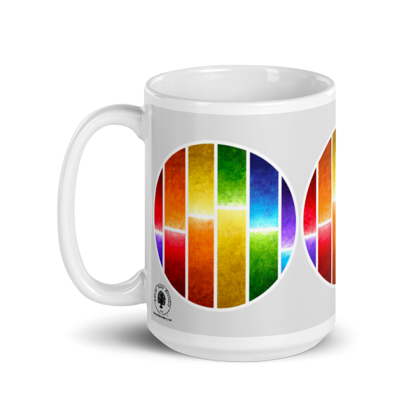 Rainbow-Glow Glossy Mug