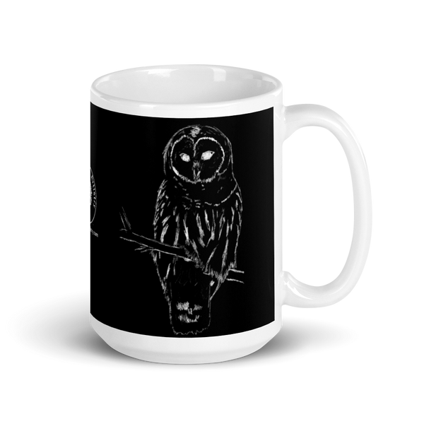 Snowy Owl Glossy Mug