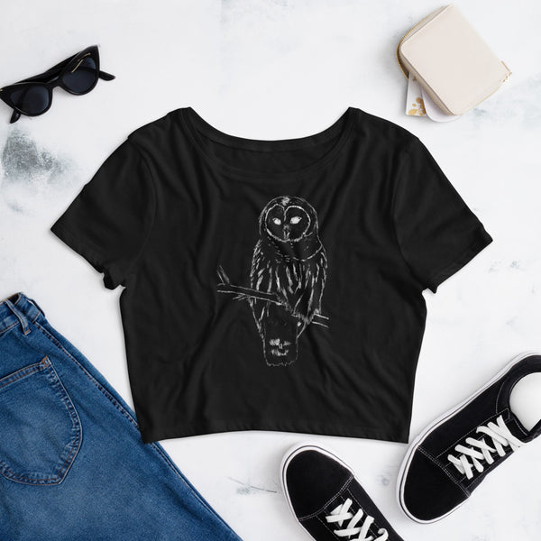 Snowy owl - Women’s Crop Tee
