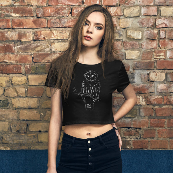 Snowy owl - Women’s Crop Tee