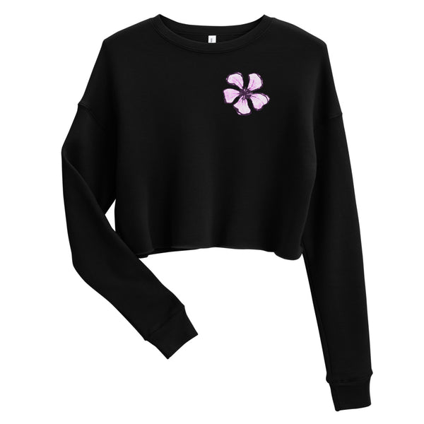 Purple Oleander - Crop Sweatshirt