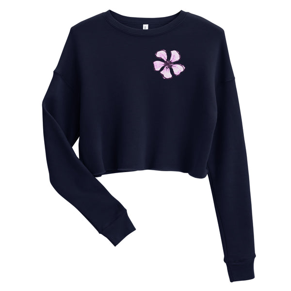 Purple Oleander - Crop Sweatshirt