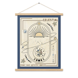 Vintage Style Celestial Poster 