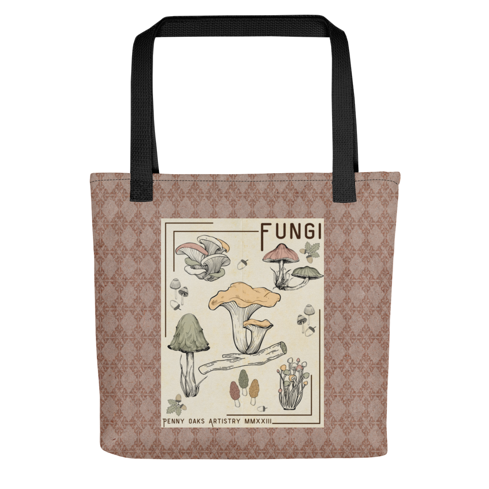 Vintage Style Fungi Tote bag