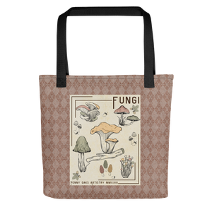 Vintage Style Fungi Tote bag