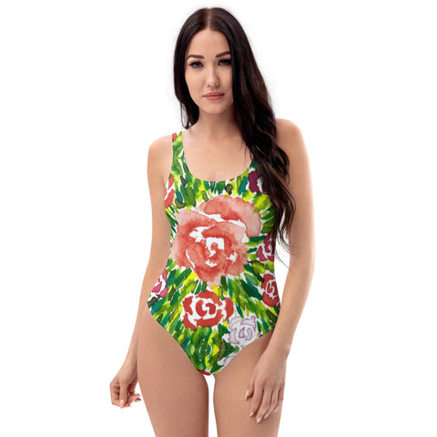 Rose Burst - One-Piece Swimsuit