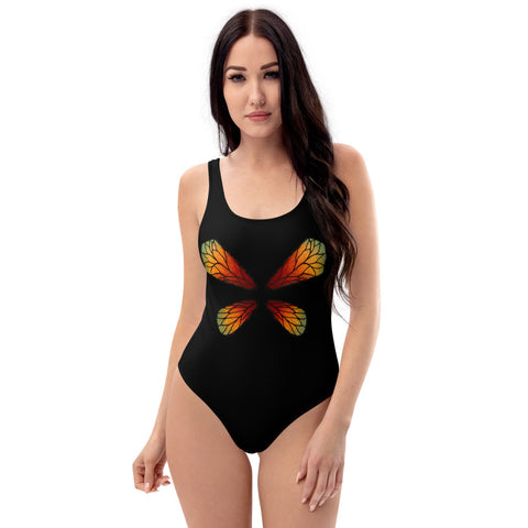 Butterfly Fairy Wings - One-Piece Swimsuit