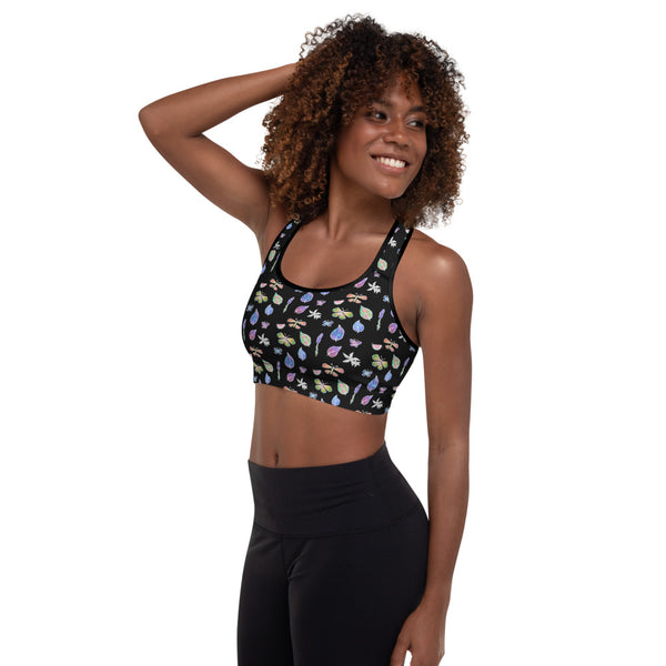 Butterfly Breeze Glow - Padded Sports Bra