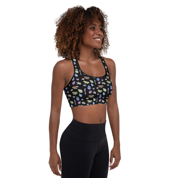 Butterfly Breeze Glow - Padded Sports Bra