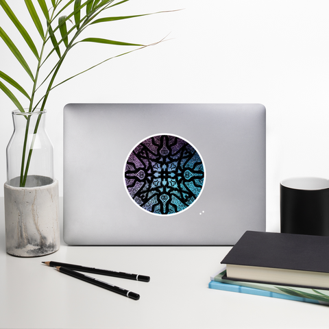 Galaxy Mandala - Bubble-free stickers