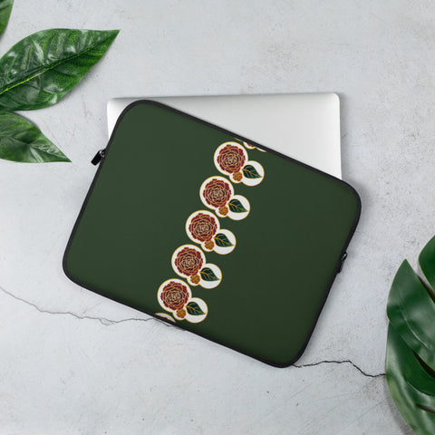 Rose Gold Green - Laptop Sleeve