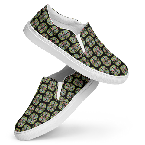 Men’s Neon Daydream slip-on canvas shoes