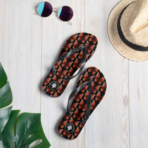 Garnet Butterfly - Flip-Flops