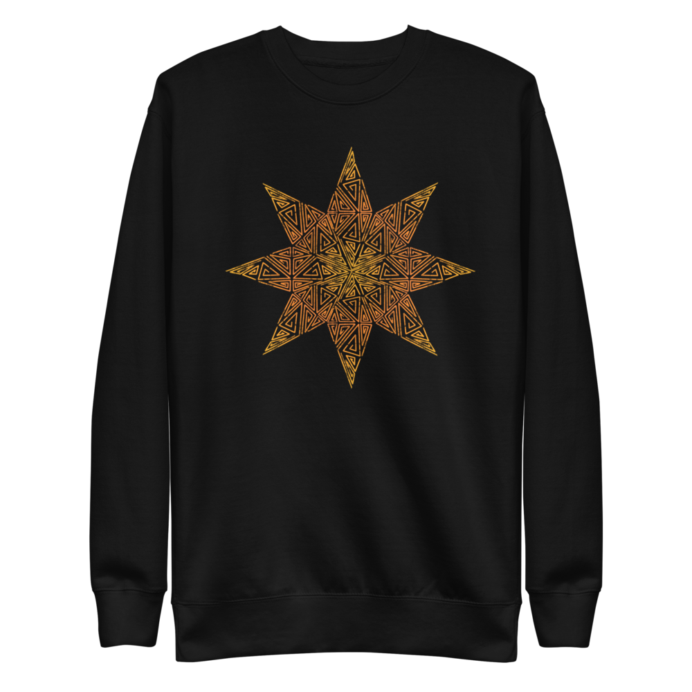 Geometric Sol - Unisex Fleece Pullover