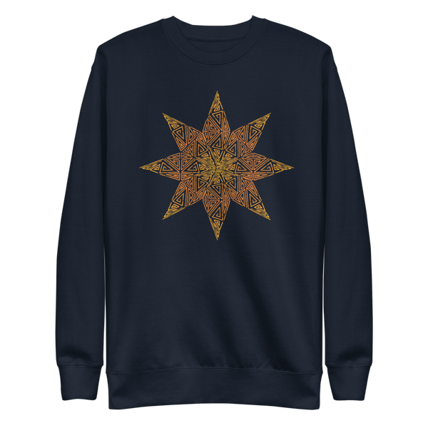 Geometric Sol - Unisex Fleece Pullover