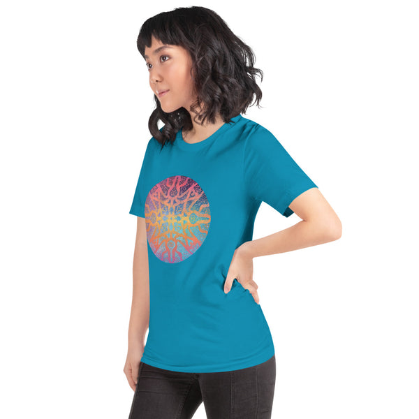 Sunrise Galaxy Mandala - Short-Sleeve Unisex T-Shirt