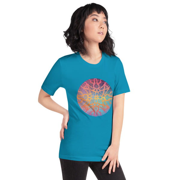 Sunrise Galaxy Mandala - Short-Sleeve Unisex T-Shirt