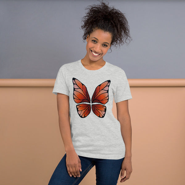 Garnet Butterfly - Short-Sleeve Unisex T-Shirt