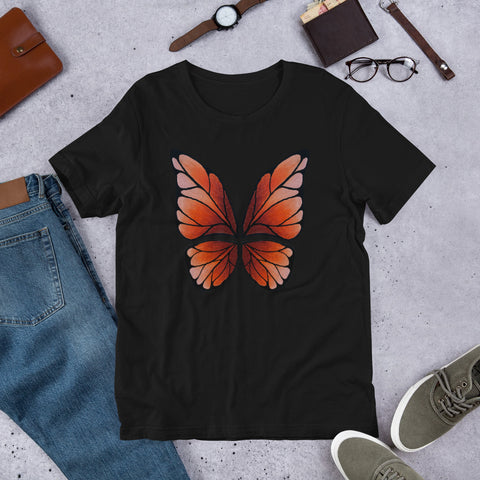 Garnet Butterfly - Short-Sleeve Unisex T-Shirt