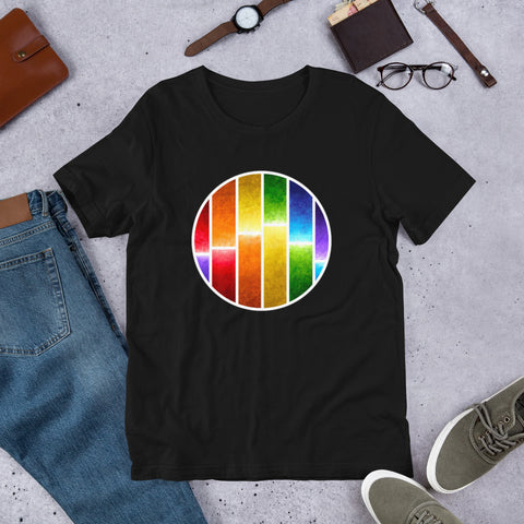 Rainbow Glow - Short-Sleeve Unisex T-Shirt