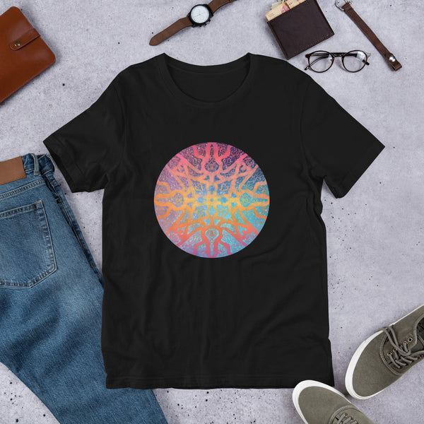 Sunrise Galaxy Mandala - Short-Sleeve Unisex T-Shirt