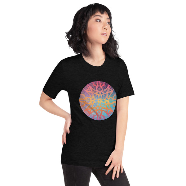 Sunrise Galaxy Mandala - Short-Sleeve Unisex T-Shirt