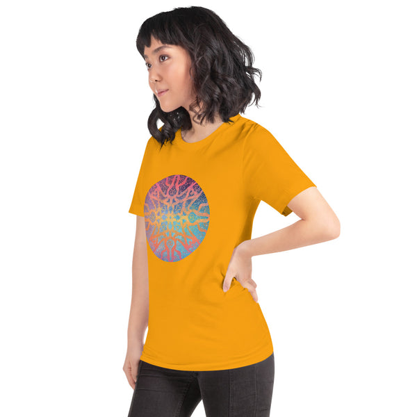 Sunrise Galaxy Mandala - Short-Sleeve Unisex T-Shirt