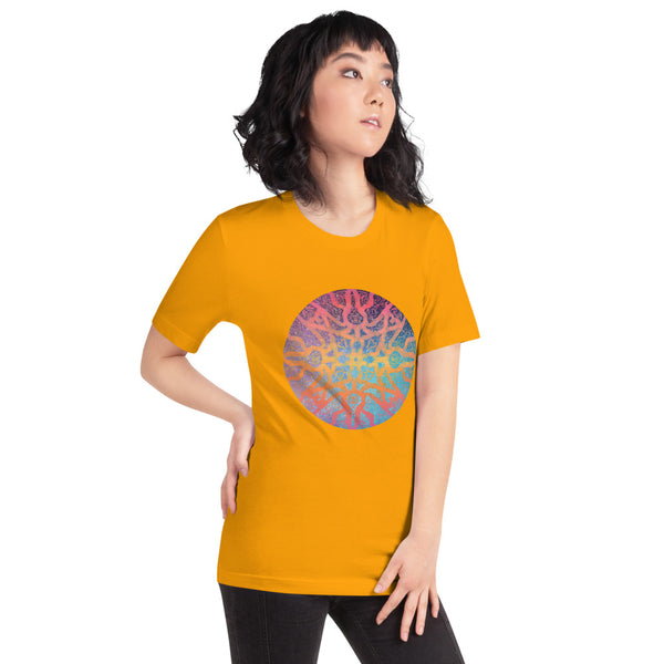 Sunrise Galaxy Mandala - Short-Sleeve Unisex T-Shirt