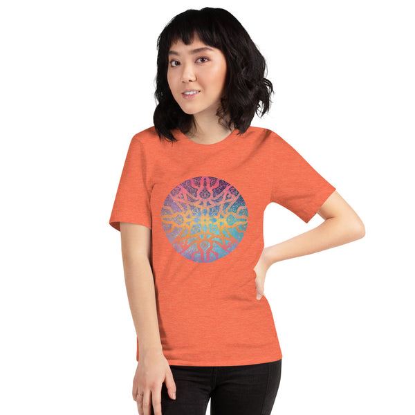 Sunrise Galaxy Mandala - Short-Sleeve Unisex T-Shirt