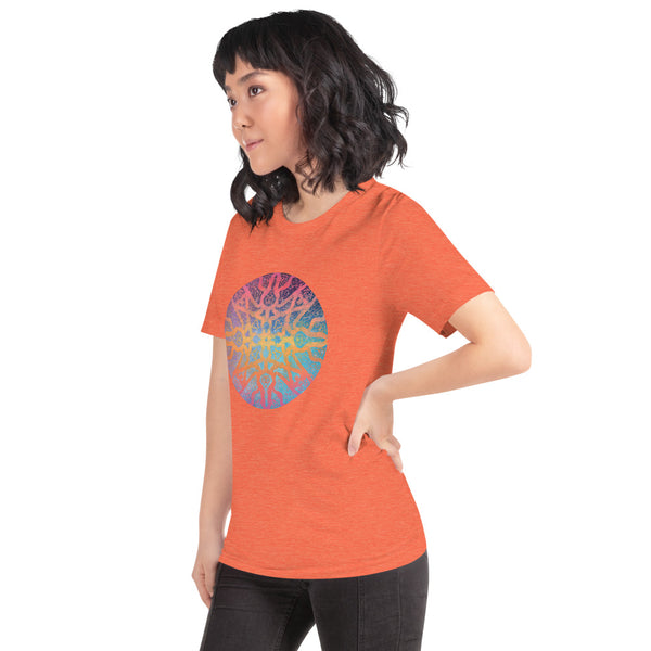 Sunrise Galaxy Mandala - Short-Sleeve Unisex T-Shirt