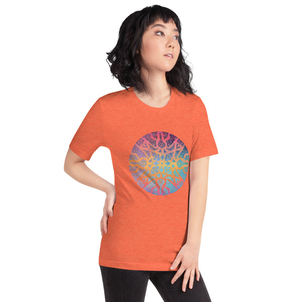 Sunrise Galaxy Mandala - Short-Sleeve Unisex T-Shirt