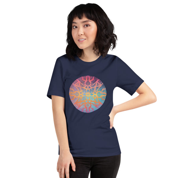 Sunrise Galaxy Mandala - Short-Sleeve Unisex T-Shirt