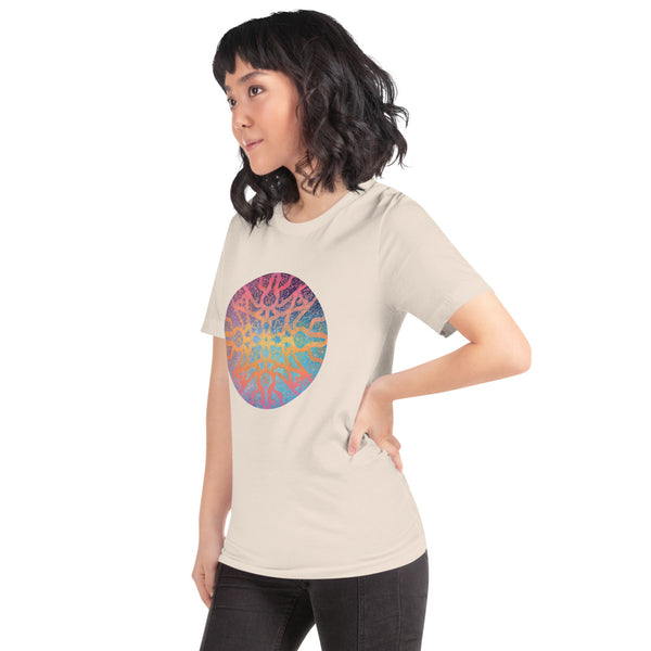 Sunrise Galaxy Mandala - Short-Sleeve Unisex T-Shirt