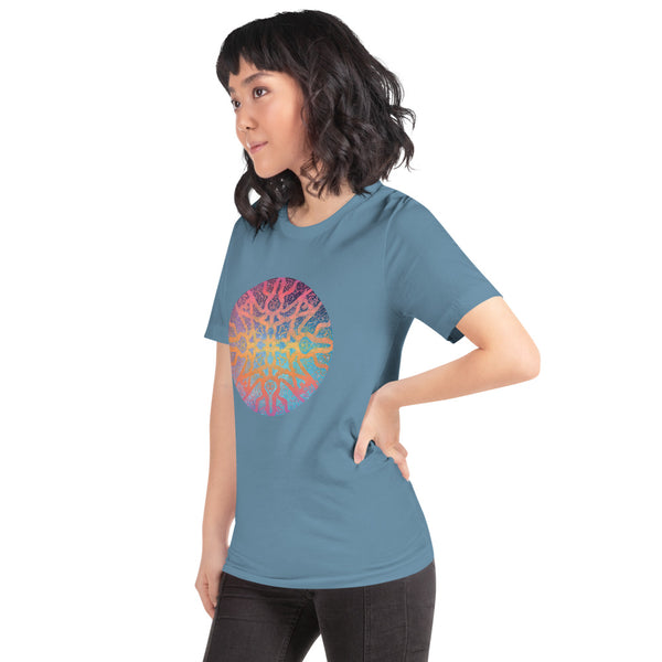 Sunrise Galaxy Mandala - Short-Sleeve Unisex T-Shirt