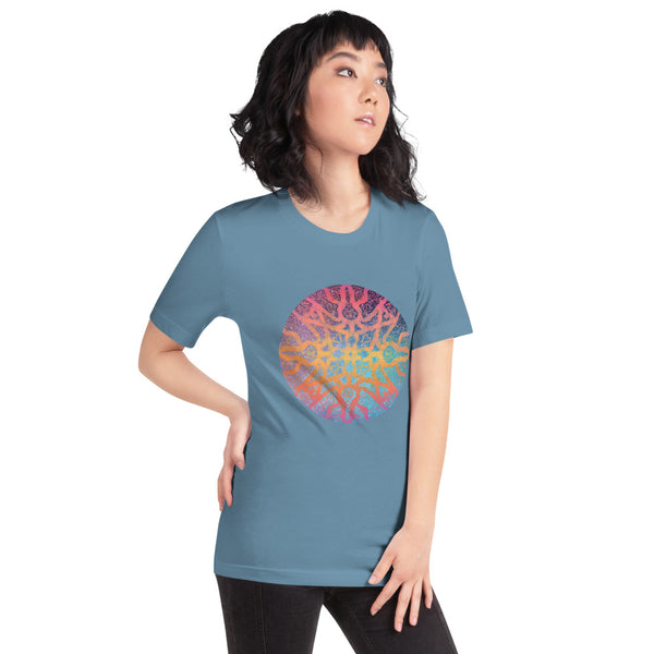 Sunrise Galaxy Mandala - Short-Sleeve Unisex T-Shirt