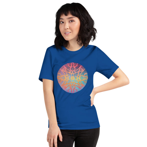 Sunrise Galaxy Mandala - Short-Sleeve Unisex T-Shirt