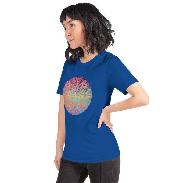 Sunrise Galaxy Mandala - Short-Sleeve Unisex T-Shirt