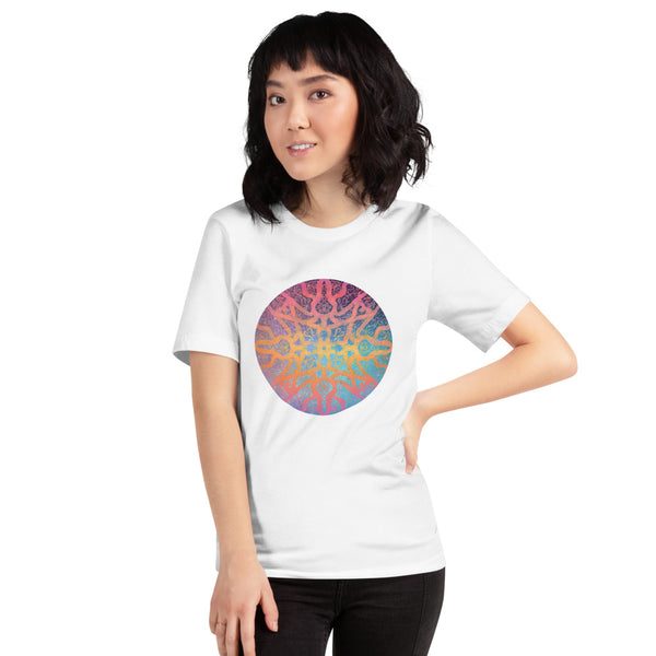 Sunrise Galaxy Mandala - Short-Sleeve Unisex T-Shirt