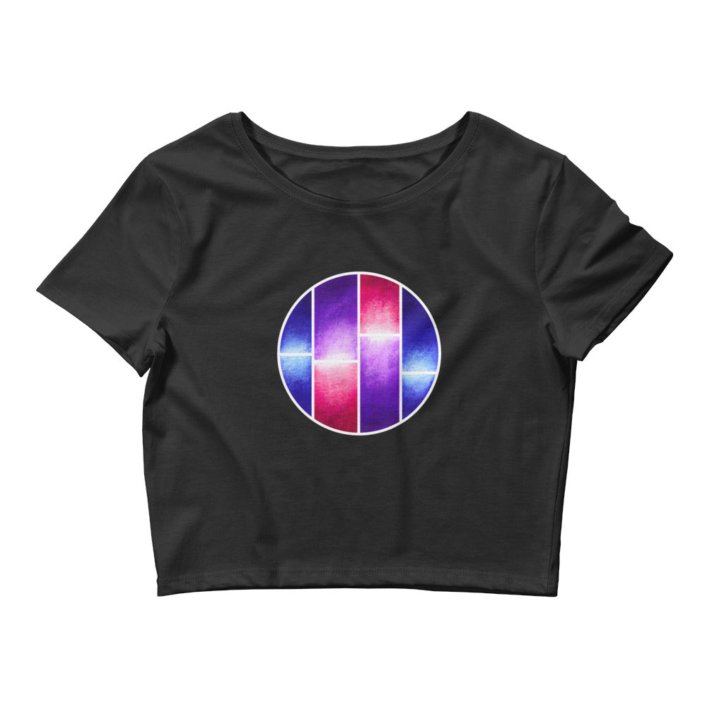 Bi-Glow - Women’s Crop Tee